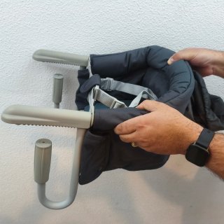 Trona/asiento plegable portátil