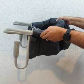 Trona/asiento plegable portátil