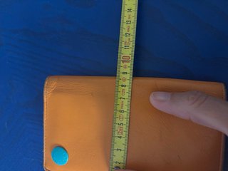 Portafoglio Gabs Arancione con Dettagli Turchese