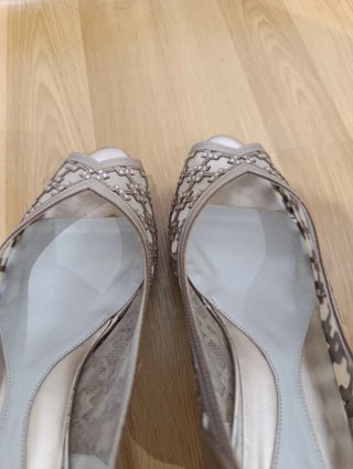 Zapatos de fiesta Argenta Oro/Beig