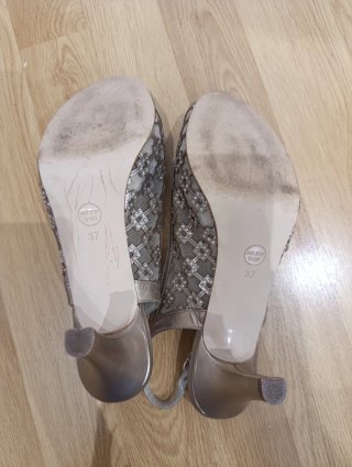 Zapatos de fiesta Argenta Oro/Beig