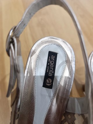 Zapatos de fiesta Argenta Oro/Beig
