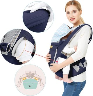 Portabebés Ergonómico Viedouce Asiento Puro Algodó