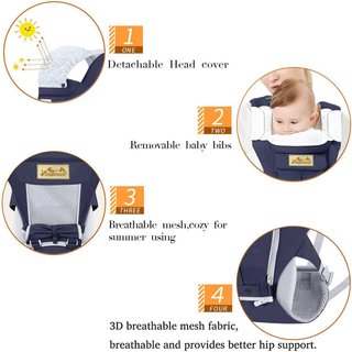 Portabebés Ergonómico Viedouce Asiento Puro Algodó
