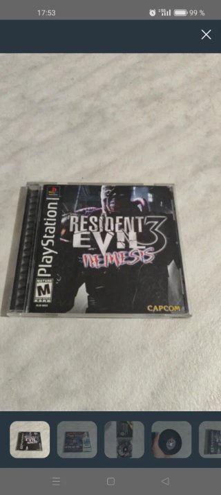 Resident Evil 3 Nemesis PlayStation PS1
