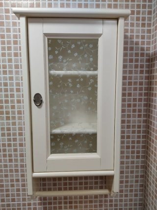 Armario mueble baño  Ikea Flaren con toallero