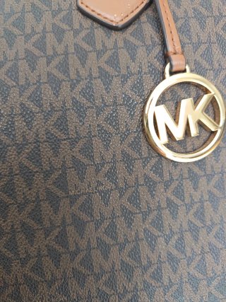 Bolso Michael Kors Marrón y Dorado