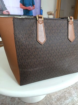 Bolso Michael Kors Marrón y Dorado