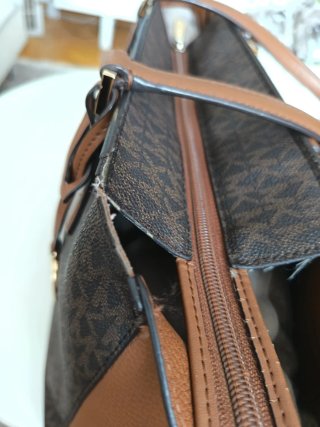 Bolso Michael Kors Marrón y Dorado