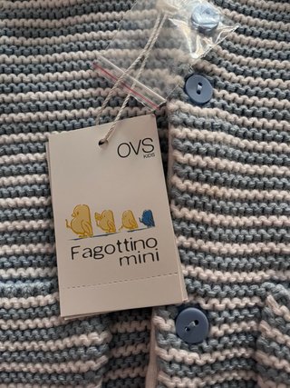 Giacchino bimbo a righe con cappuccio