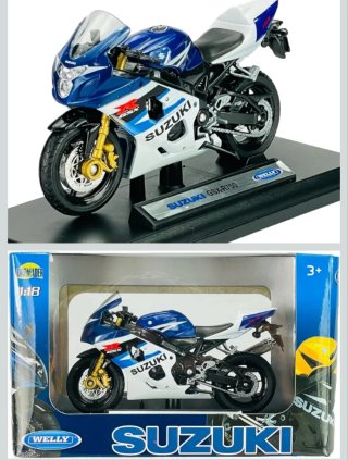 Maqueta Suzuki GSX-R750 Welly 1:18