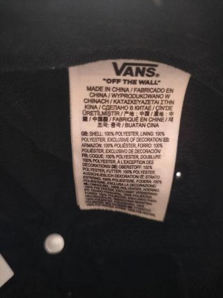 Gorra Vans Negra Clásica