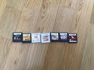 Pack 7 juegos Nintendo DS y 3DS,1 juego=8,lote=50.