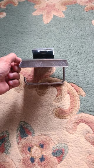 Juego de baño: toallero, portarrollos y portavaso