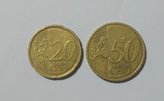 Coppia monete 20-50 cent Lituania