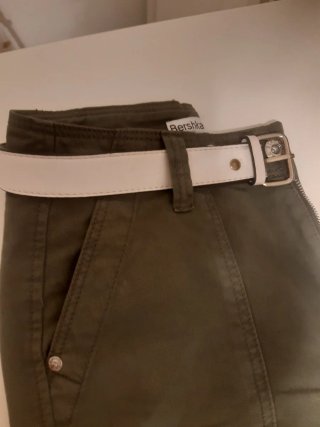 Pantalón Cargo Verde Oliva Talla 34-36