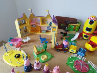Colección Peppa Pig: Casa, castillo, muchas figura