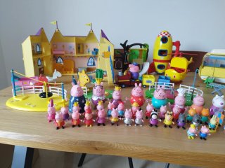 Colección Peppa Pig: Casa, castillo, muchas figura