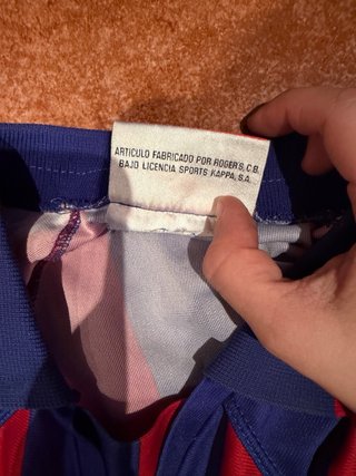 Camiseta FC Barcelona Rayas Azul y Rojo
