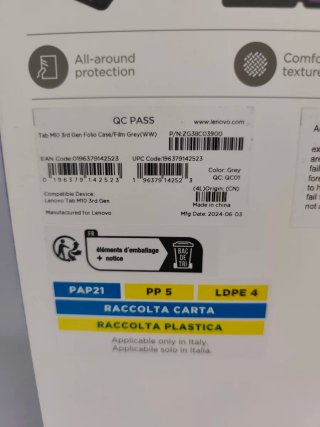 Funda de tablet Lenovo Tab M10 (3rd Gen) Nueva.