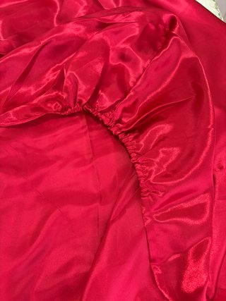 Juego Cama Raso Rojo
