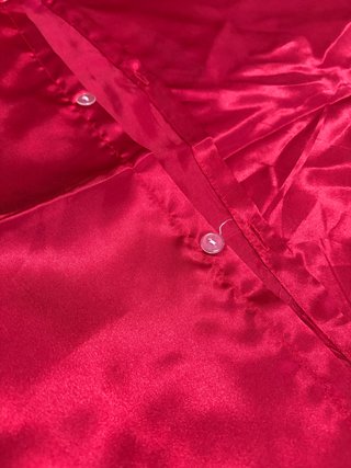 Juego Cama Raso Rojo