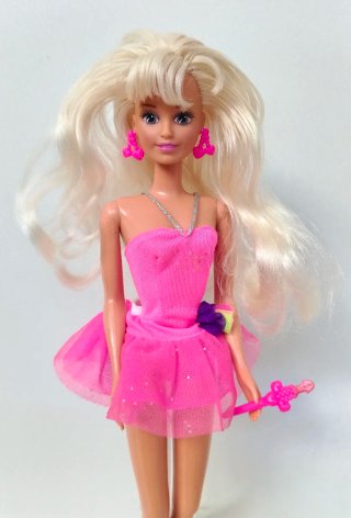 Sindy I Love Make up 1994 #18425 con vestido rosa