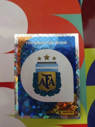 Cromo Mundial 2026 Escudo Argentina Panini
