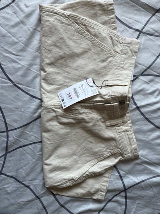 Bermudas Zara Hombre Beige Talla M