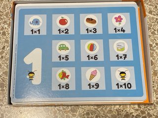 Juego educativo Diset Tablas de Multiplicar