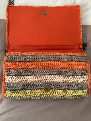 Bolso Parfois tejido rayas