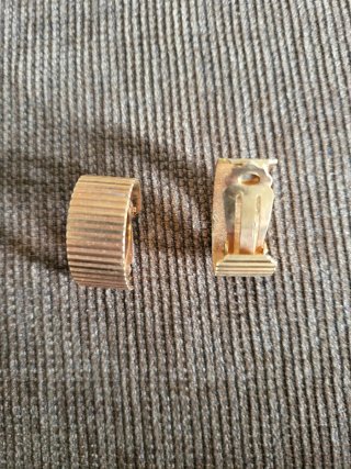 Pendientes dorados vintage 70s