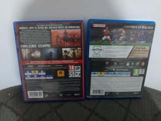 Lote 2 juegos PS4 Red Dead Redemption 2 y PES 2017