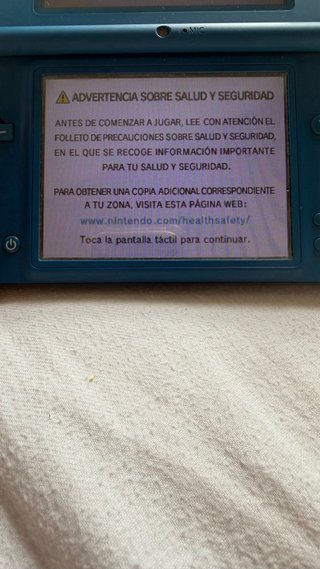 Nintendo DS XL Azul