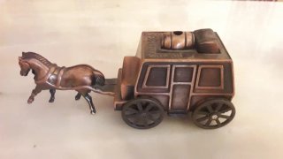 4 Mecheros de metal en tono cobre coleccionistas.