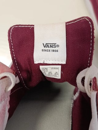 Zapatillas Vans Hombre Burdeos