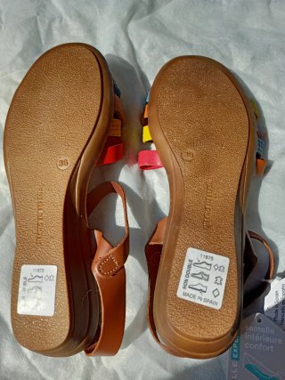 Sandalias Walking Comfort Talla 36 Multicolor