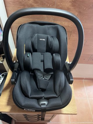 Silla de coche bebé negra