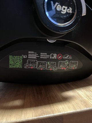 Silla de coche bebé negra