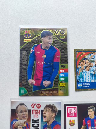 Lote 14 cromos  Yamal, Messi, Endrick, Pedri