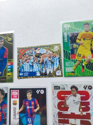 Lote 14 cromos  Yamal, Messi, Endrick, Pedri