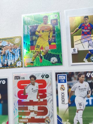 Lote 14 cromos  Yamal, Messi, Endrick, Pedri