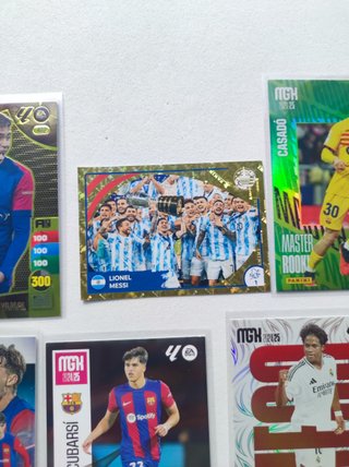 Lote 14 cromos  Yamal, Messi, Endrick, Pedri