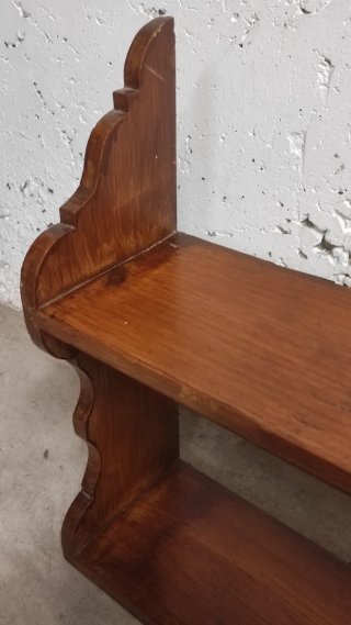 Estantería pared rústica madera maciza