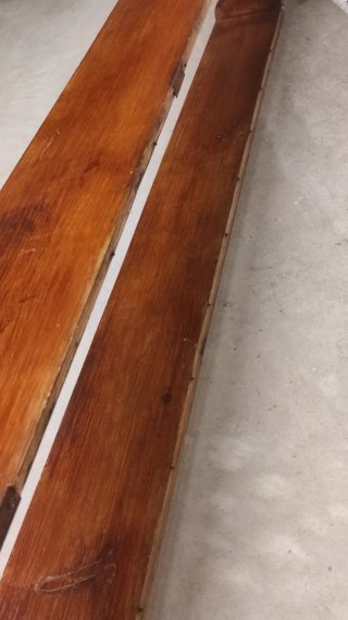 Estantería pared rústica madera maciza