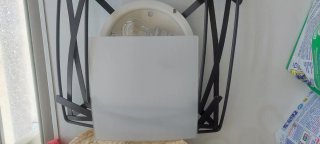 Lámpara de techo cristal y metal