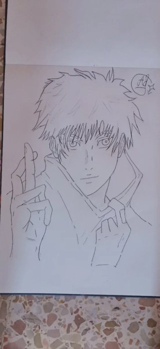 Dibujo Satoru Gojo | Jujuju Kaisen (Anime)