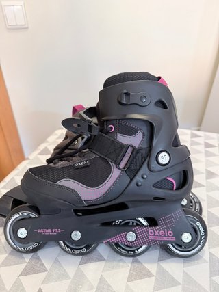 Patines Oxelo T.37 + Casco + Protecciones