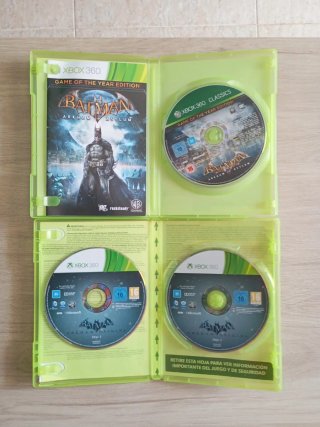 Lote 5 Juegos Xbox 360: Batman, AC, CoD, RE