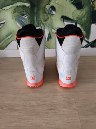 Botas Snowboard DC Blancas y Naranja